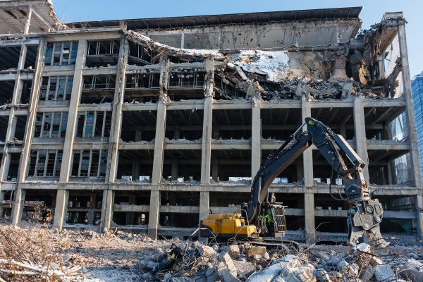 Commercial Building Demolition in Covington