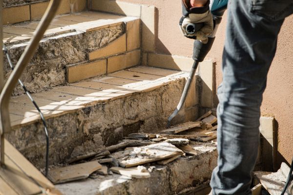 Concrete Stair Demolition